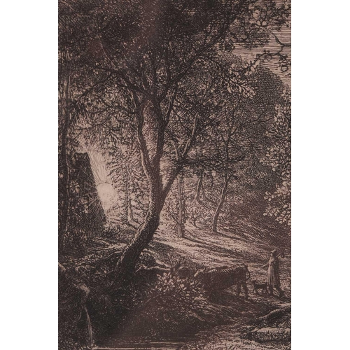 145 - Samuel Palmer (1805 - 1881), The Herdsman’s Cottage, second state, initialed in pencil SP, Alexander... 