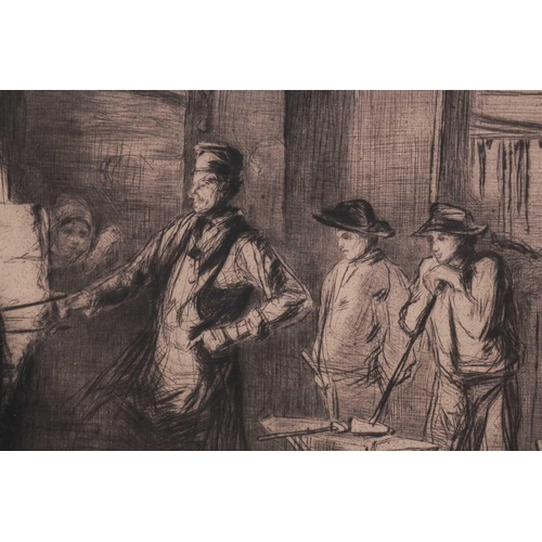 148 - James Abbot McNeill Whistler (1834 - 1903), Le Forgeron (The Forge), drypoint etching, signed & date... 