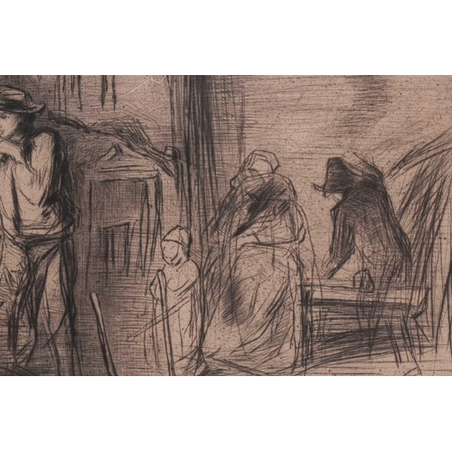 148 - James Abbot McNeill Whistler (1834 - 1903), Le Forgeron (The Forge), drypoint etching, signed & date... 