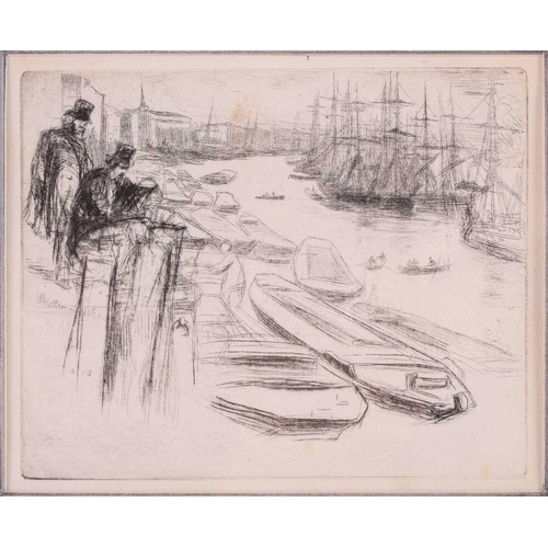 183 - James Abbot McNeill Whistler (1834 - 1903), The Little Pool, etching, Kennedy 74v, plate 10cm x 12.5... 