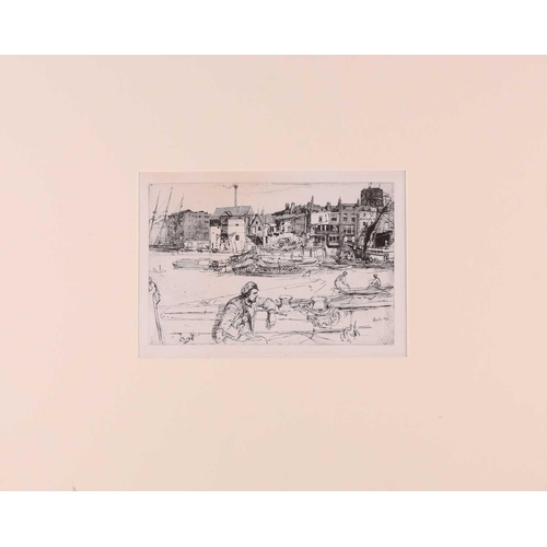 James Abbot McNeill Whistler (1834 - 1903), Black Lion Wharf, Etching ...