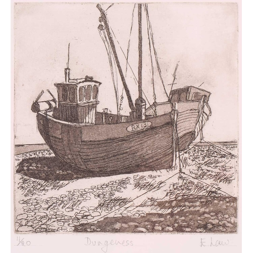 193 - A collection of etchings and engravings comprising - Anthony Raine – Barker (1880 - 1963) The Barrel... 