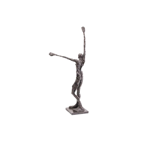 344 - † Carol Peace (b.1970), 'Dancer VII', bronze, labelled under the base, 71.5 cm high