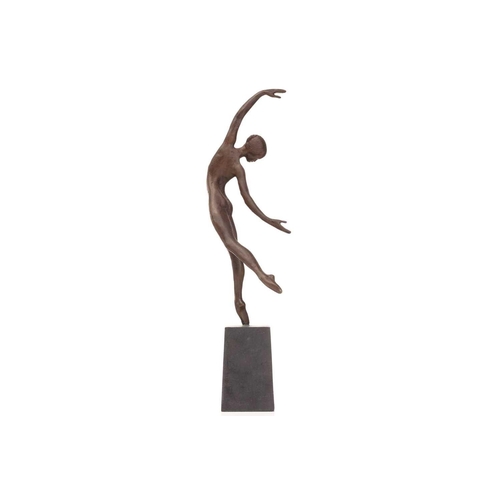 349 - † Tom Merrifield (1933-2021), 'Marguerite', signed, numbered 82/150, bronze on a bronze base, with a... 