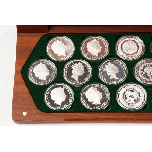 365 - Australia, The Sydney 2000 Olympics Silver Coin Collection, 2000, comprising 16 proof standard coins... 