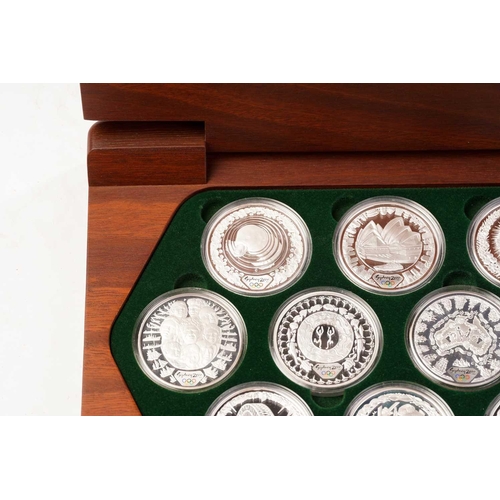 365 - Australia, The Sydney 2000 Olympics Silver Coin Collection, 2000, comprising 16 proof standard coins... 