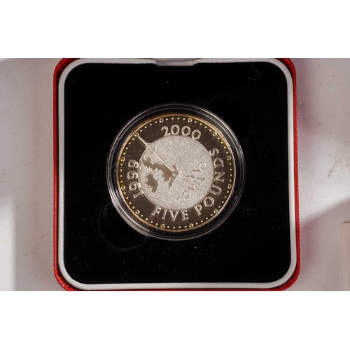 366 - UK silver and silver proof coins, comprising a Battle of Waterloo silver proof 2015, 50th Anniversar... 