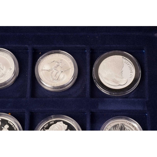 370 - The Official Coins of Australia and The Official Coins of the Royal Canadia Mint a group of twenty f... 