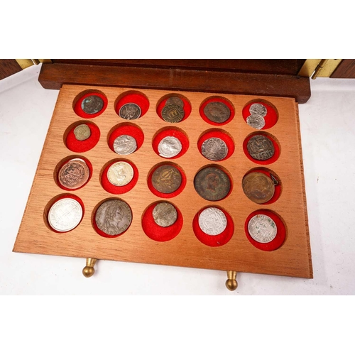 378 - A quantity of loose coins, to include a Charles I shilling, mm tun 1636 - 38, a Commonwealth penny 1... 