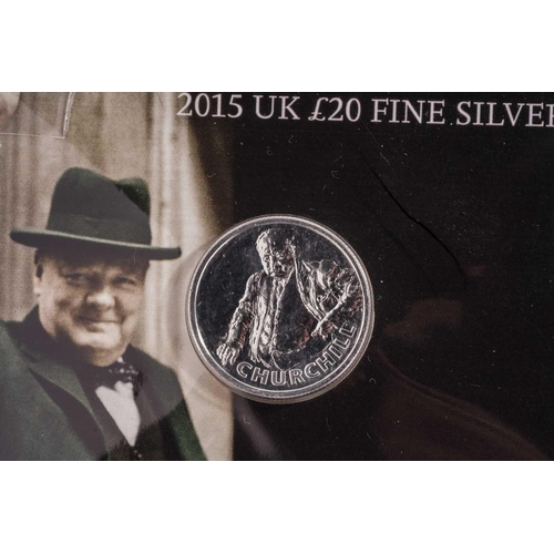 382 - A collection of fine silver coins, comprising six Britannia 1 ounce fine silver coins, 2 x Australia... 