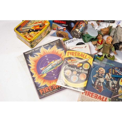 420 - A collection of 1960s and later toys, largely relating to Fireball XL5, some in original boxes, to i... 