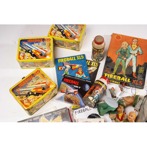 420 - A collection of 1960s and later toys, largely relating to Fireball XL5, some in original boxes, to i... 