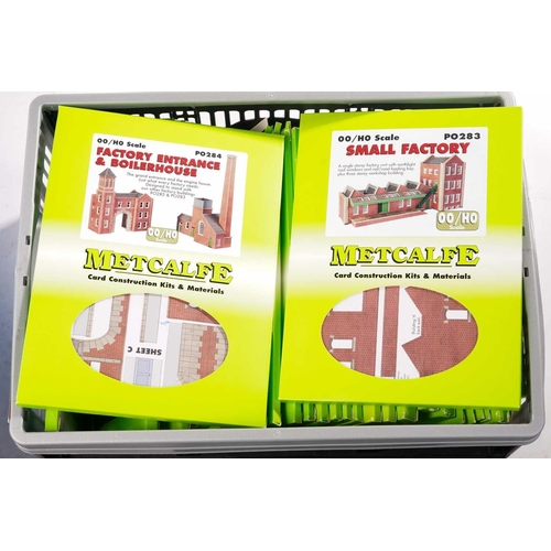 421 - A very large collection of Metcalfe OO/HO Scale model railway trackside building and accessory kits,... 