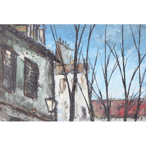 45 - † Jean-Louis Getaz (1931 - 2002), French market square, signed, oil on canvas, unframed, 55 x 46 cm