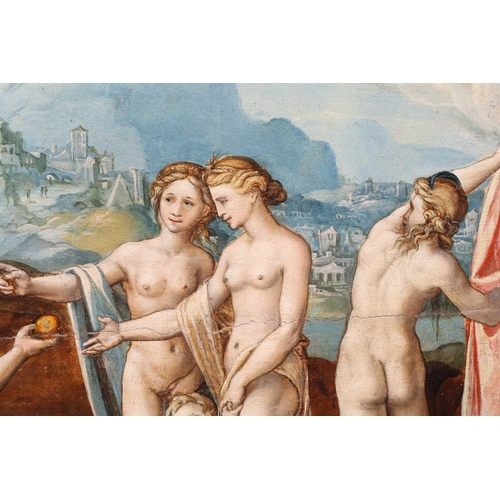 47 - Attributed to Giovanni Larciani (active 1484-1527), Scene depicting The Judgement of Paris, circa 15... 