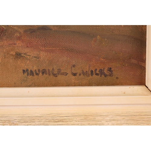 71 - † Maurice Canning Wilks (1910 - 1984), McAuley's Lake, Ballynahinch, Co Down, signed, inscribed on t... 