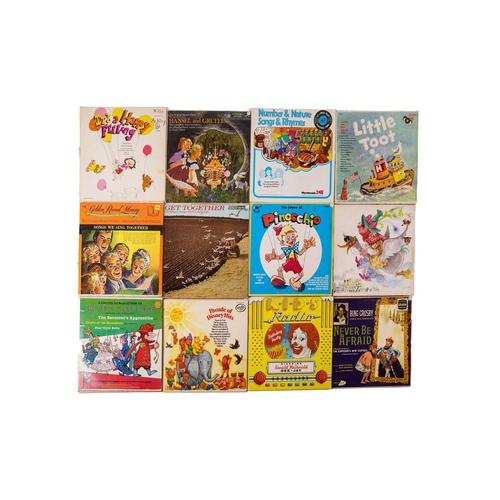 329 - 75 Disney/Children's vinyl records, including Beatrix Potter - The tale of Peter Rabbit and other st... 