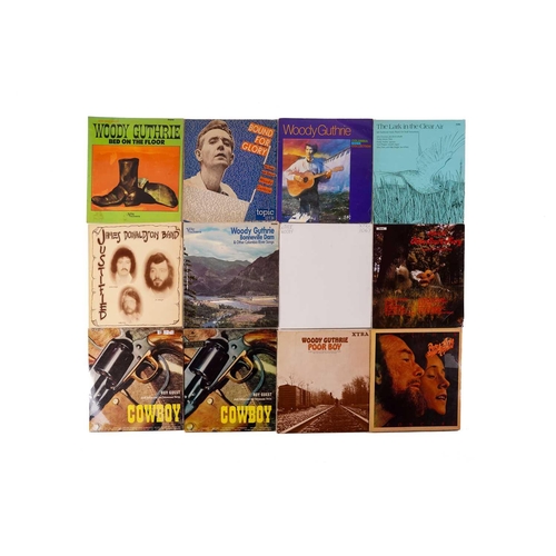 334 - 34 Folk vinyl records, including The Electric Side and The Acoustic Sides, The Dulcimer Players, The... 