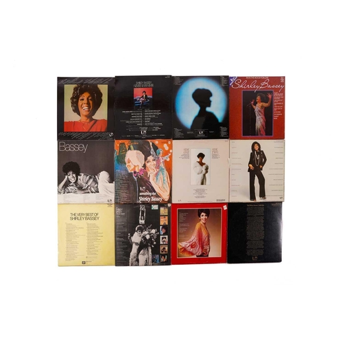 336 - Shirley Bassey: 37 vinyl records including Good Bad But Beautiful; Something Else; Nobody Does It Li... 