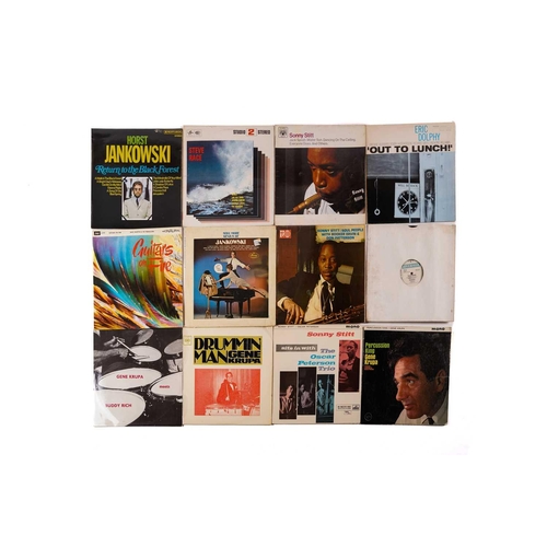 348 - 26, 60's Jazz vinyl LPs including Barry Miles - Miles of Genius, Edmundo Ros and his Orchestra - Dan... 