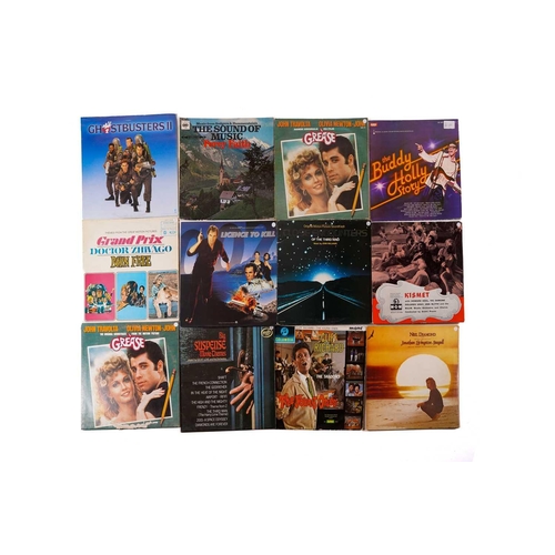 372 - Approximately 320 Film and TV vinyl LPs including Miss Ginger Rogers, Deanna Durbin - Movie Songs, J... 