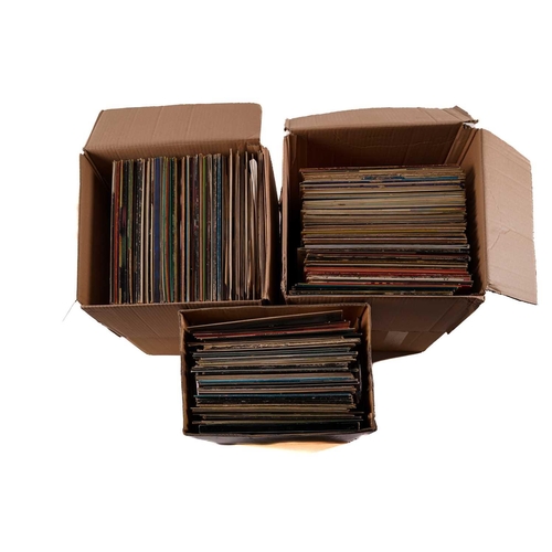 376 - Approximately 250 mixed vinyl LPs consisting largely of compilations such as Guitar Boogie, A Sample... 