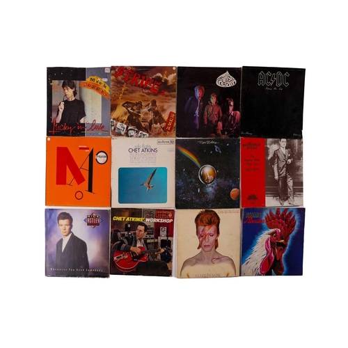 382 - A large quantity of empty vinyl LP sleeves including Fresh Cream, Rush- Strike, David Bowie- Alladin... 