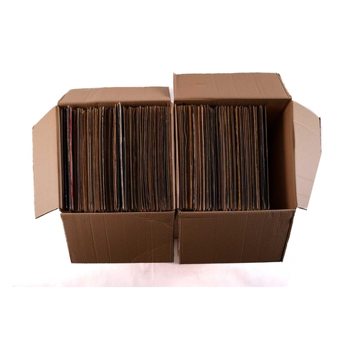 383 - A large collection of empty vinyl LP sleeves including Led Zepplin II (x2), Pink Floyd, a Nice Pair,... 