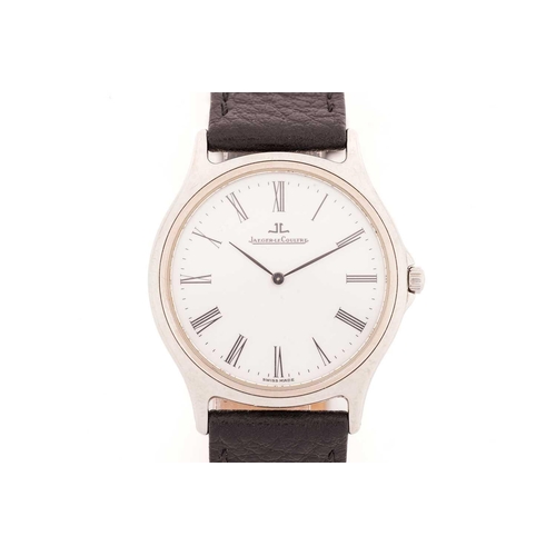 A Jaeger LeCoultre Heraion stainless steel wristwatch,