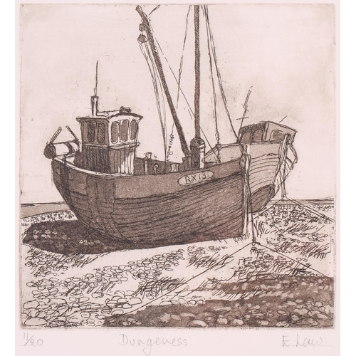 152 - A collection of etchings and engravings comprising - Anthony Raine – Barker (1880 - 1963) The Barrel... 