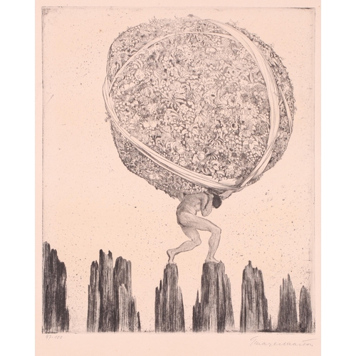 152 - A collection of etchings and engravings comprising - Anthony Raine – Barker (1880 - 1963) The Barrel... 