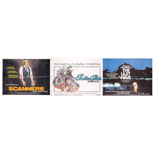 412 - Three original quad film posters, comprising 'Electra Glide In Blue' (USA, 1973, 101 cm x 76 cm), 'T... 