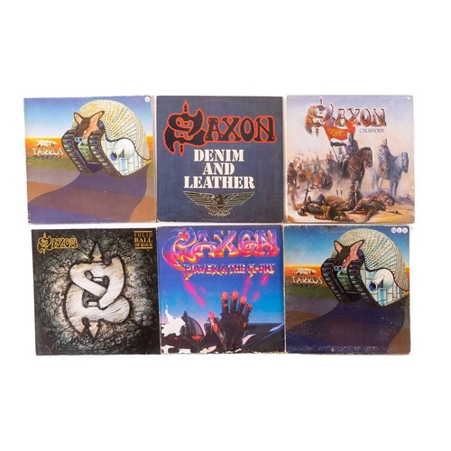 10 - Eighteen original Rock vinyl LPs comprising ten Saxon albums; 