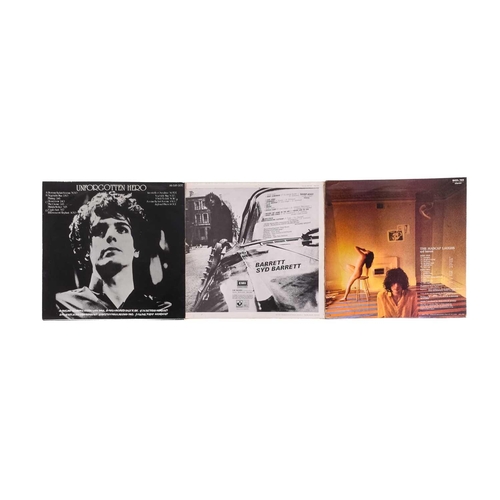 157 - Syd Barrett: three original vinyl LPs comprising a UK first pressing 