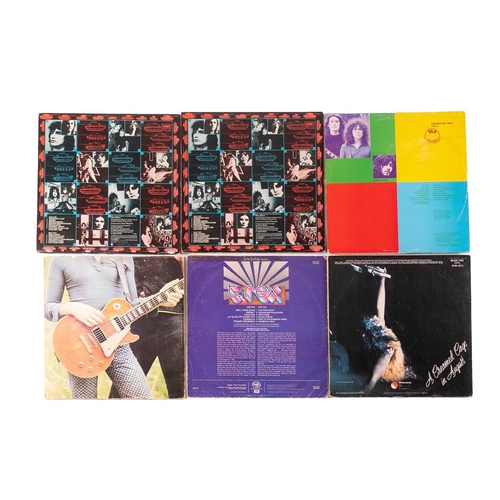 18 - T Rex: six original vinyl LPs comprising a UK first pressing 