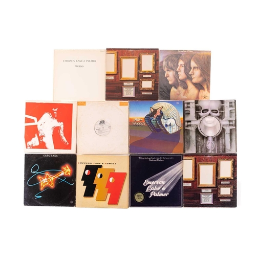 20 - Emmerson Lake and Palmer: twenty-two original vinyl LPs comprising 