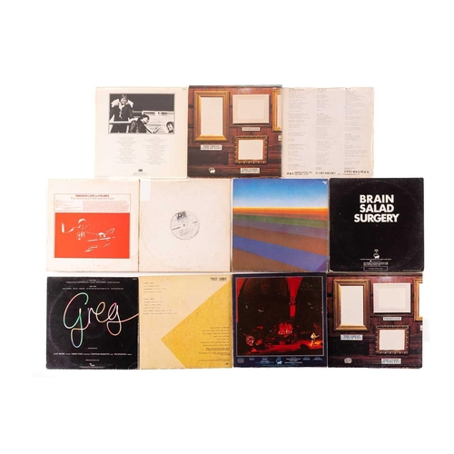 20 - Emmerson Lake and Palmer: twenty-two original vinyl LPs comprising 