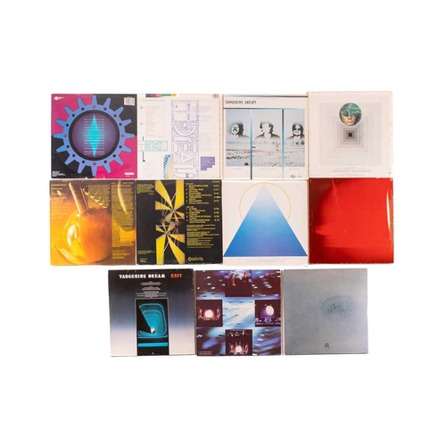 95 - Tangerine Dream: a large collection of original vinyl LPs comprising 