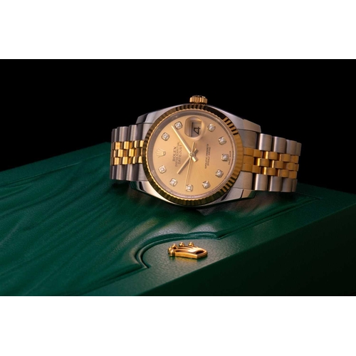 295 - A Rolex Datejust 116233, featuring a Swiss-made automatic movement in a steel case measuring 36mm wi... 