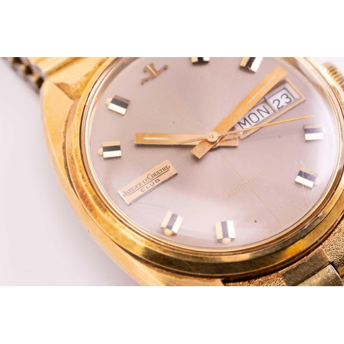 297 - A Jaeger-LeCoultre Club wristwatch, featuring an automatic Swiss-made movement in a gilt case measur... 