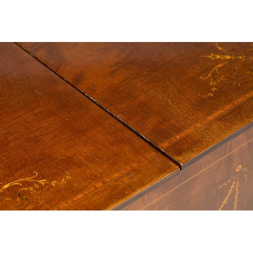 136 - An Edwardian Maple & Co of Tottenham Court Rd, Neo-Classical marquetry inlaid mahogany drinks table,... 