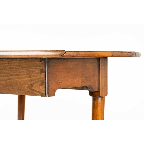 141 - A George II style walnut gateleg dining table, by David Prue for Brights of Nettlebed, the oval hing... 