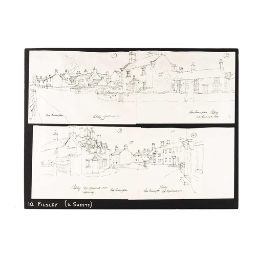 17 - † George Cunningham (1924 - 1996), '35 Outworkers Yard, Carver Street', exhibition label verso Rensh... 