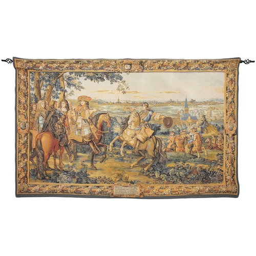 171 - A large Flanders Tapestries Louis XIV style 