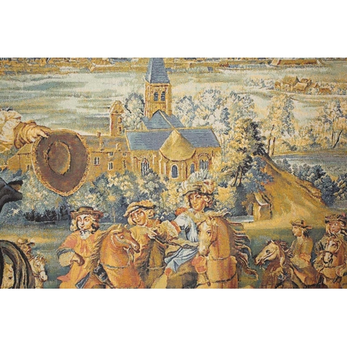 171 - A large Flanders Tapestries Louis XIV style 