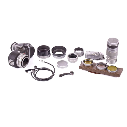 180 - A collection of loose Leica photography accessories to include a Leitz Leica Visoflex, a Leitz Leica... 