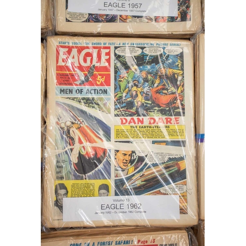 188 - A complete run of the first set of Eagle comics, (997 issues in 20 volumes), 1950-1969, to include i... 