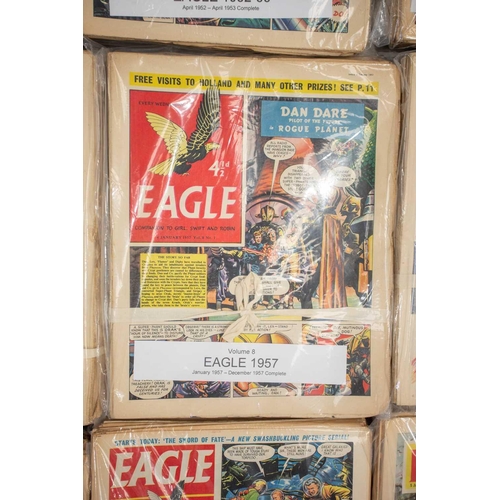 188 - A complete run of the first set of Eagle comics, (997 issues in 20 volumes), 1950-1969, to include i... 