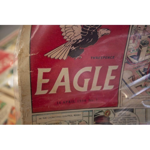 188 - A complete run of the first set of Eagle comics, (997 issues in 20 volumes), 1950-1969, to include i... 