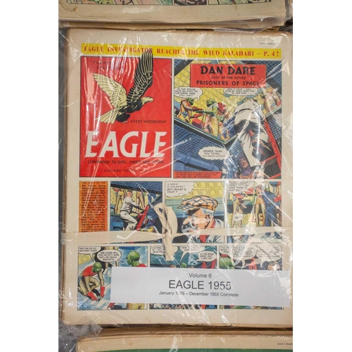 188 - A complete run of the first set of Eagle comics, (997 issues in 20 volumes), 1950-1969, to include i... 